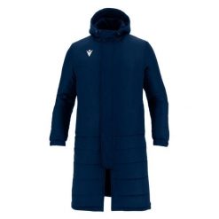 Długa kurtka puchowa Macron Turvey. Niebieskie kurtki męskie Macron, m, bez wzorów, z puchu, bez kaptura. Za 569.00 zł.