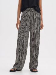 OPUS Spodnie w kolorze czarnym rozmiar: 38. Czarne spodnie materiałowe damskie Opus, bez wzorów, z materiału. Za 165.99 zł.