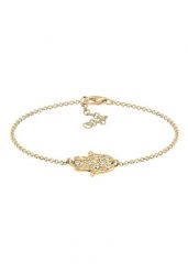 Elli Damska elegancka ręka Hamsa z kryształami ze srebra próby 925 Bransoletki 1 ct Damski. Brązowe bransoletki damskie Elli, srebrne. Za 241.39 zł.