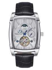 Heritor Zegarek automatyczny "Valentin" w kolorze srebrno-czarno-białym rozmiar: onesize. Czarne, analogowe zegarki męskie Heritor, ze stali. Za 630.99 zł.