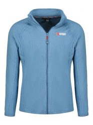 Geographical Norway Kurtka polarowa "Tug" w kolorze morskim rozmiar: S. Niebieskie kurtki męskie Geographical Norway, s, bez wzorów, z polaru, bez kaptura. Za 60.99 zł.