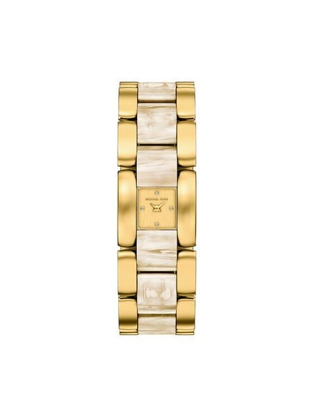 Michael Kors Zegarek Darrington MK7592 Złoty. Żółte, analogowe zegarki damskie Michael Kors, ze stali. Za 1,228.99 zł.