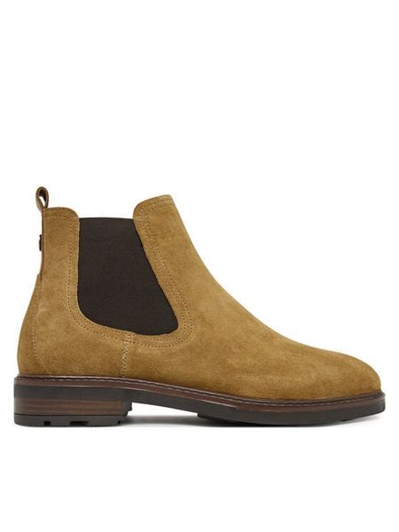 Pepe Jeans Sztyblety Leeds Road M PMS500001 Brązowy. Brązowe sztyblety męskie Pepe Jeans, z jeansu, bez zapięcia. Za 359.99 zł.