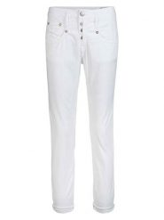 Herrlicher Spodnie w kolorze białym rozmiar: W29. Białe spodnie materiałowe damskie Herrlicher, bez wzorów, z materiału, klasyczne. Za 195.99 zł.