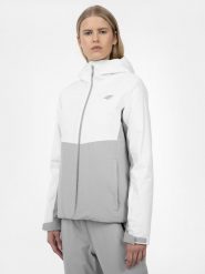 4F Kurtka narciarska membrana 5 000 damska S. Białe kurtki damskie 4f, m, bez wzorów, bez kaptura, narciarskie. Za 399.99 zł.