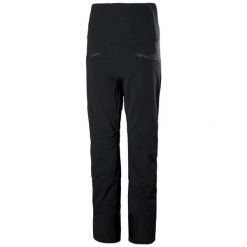 Spodnie narciarskie dla kobiet Helly Hansen Alphelia Hi Waist. Czarne spodnie materiałowe damskie Helly Hansen, bez wzorów, sportowe. Za 1,338.00 zł.