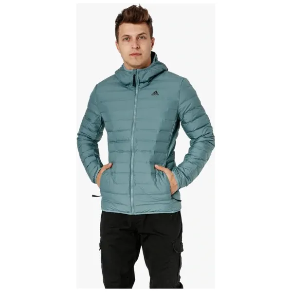 Adidas Kurtka Varilite Soft H , zielony, rozmiar M. Zielone kurtki męskie Adidas, m, bez wzorów, z materiału, klasyczne, bez kaptura. W wyprzedaży za 499.99 zł.