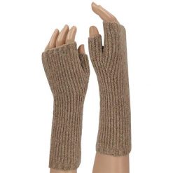 Długie rękawiczki bez palców dla kobiet - Moda - Szarobrązowe. Zielone rękawiczki damskie HEAT KEEPER, na jesień, bez wzorów, z elastanu. Za 132.80 zł.