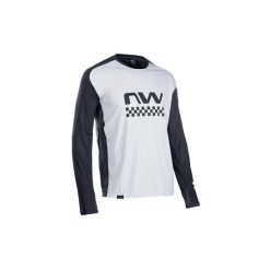 Koszulka rowerowa mtb NORTHWAVE EDGE Jersey LS jasna szara. Czarne t-shirty sportowe męskie Northwave, xl, z jersey, bez ramiączek, rowerowe. Za 160.00 zł.