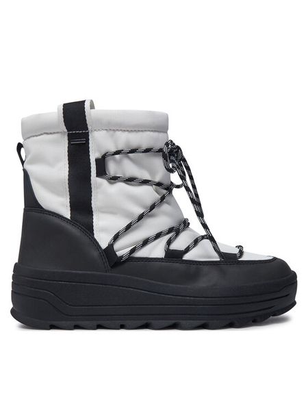 Geox Śniegowce D46WNA 0FUME C0404 Biały. Białe śniegowce damskie Geox, z materiału. Za 369.99 zł.