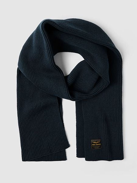 PME Legend Szal w kolorze granatowym - 175 x 30 cm rozmiar: onesize. Niebieskie szaliki męskie PME Legend, bez wzorów, z materiału. Za 143.22 zł.