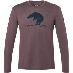 Koszulka z długim rękawem męska SUPER.NATURAL M Ski Karl LS. Fioletowe koszulki męskie z długim rękawem Super.natural, m. Za 349.99 zł.