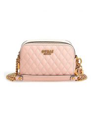 Guess Torebka w kolorze kremowym - 21 x 14 x 8 cm rozmiar: onesize. Brązowe torebki klasyczne damskie Guess, z aplikacjami, z materiału, bez dodatków. Za 316.24 zł.