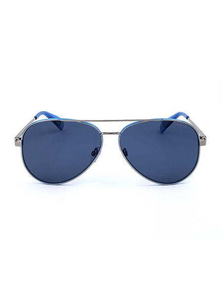 Polaroid Męskie okulary przeciwsłoneczne w kolorze srebrno-niebieskim rozmiar: 61. Niebieskie okulary przeciwsłoneczne męskie Polaroid, z tworzywa sztucznego. Za 141.85 zł.