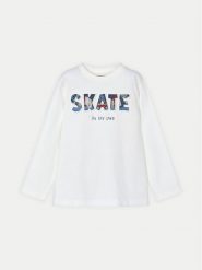 Mayoral Bluzka 4050 Écru Regular Fit. T-shirty chłopięce Mayoral, bez wzorów, z bawełny, bez ramiączek. Za 49.99 zł.