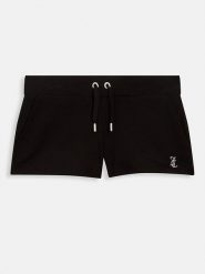 Juicy Couture Szorty dresowe w kolorze czarnym rozmiar: S. Czarne szorty damskie Juicy Couture, bez wzorów, z dresówki. Za 108.99 zł.