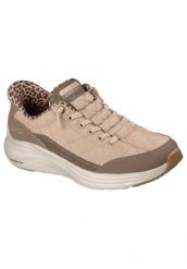 Buty SKECHERS 183015 Beżowy. Brązowe obuwie do biegania damskie Skechers, do biegania. Za 357.99 zł.