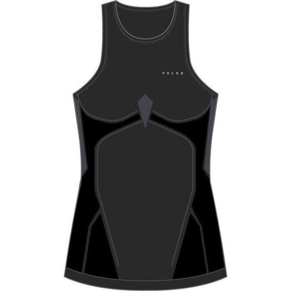 Damski tank top Falke Warm. Czarne topy sportowe damskie Falke, xs, bez wzorów, z dzianiny, bez ramiączek. Za 315.50 zł.