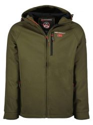 Geographical Norway Kurtka softshellowa "Takito" w kolorze khaki rozmiar: S. Brązowe kurtki outdoor męskie Geographical Norway, s, bez wzorów, bez kaptura. Za 148.26 zł.