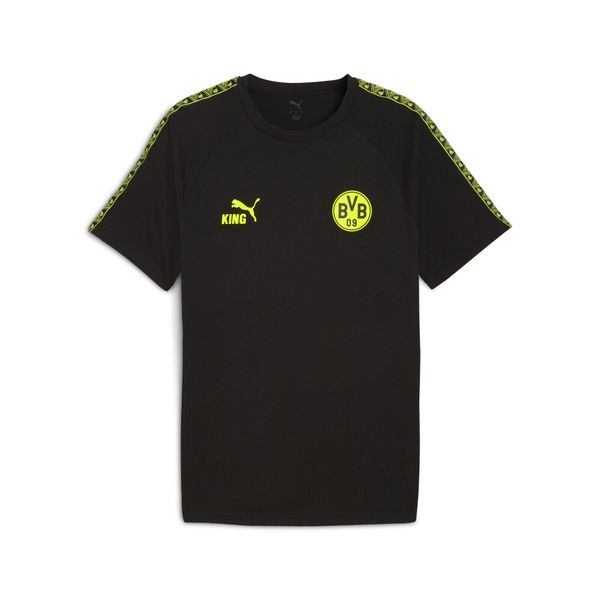 Męska koszulka Borussia Dortmund KING PUMA. Czarne t-shirty sportowe męskie Puma, m, bez ramiączek, do piłki nożnej. Za 169.00 zł.