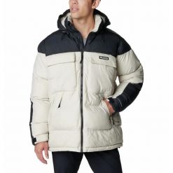 Kurtka puchowa męska Columbia Ballistic Ridge Oversized Puffer. Białe kurtki męskie Columbia, l, bez wzorów, z puchu, sportowe, bez kaptura. Za 719.99 zł.