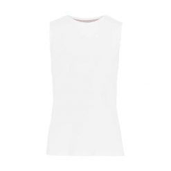 Damski tank top Kari Traa Ava. Białe topy damskie Kari Traa, bez wzorów, bez kołnierzyka. Za 254.50 zł.