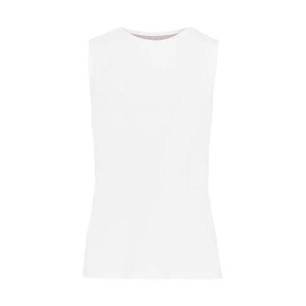 Damski tank top Kari Traa Ava. Białe topy damskie Kari Traa, bez wzorów, bez kołnierzyka. Za 254.50 zł.