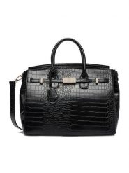 Nine West Torebka CEO-Melia-LDA8377 Czarny. Czarne torebki klasyczne damskie Nine West, bez wzorów, z materiału, bez dodatków. Za 279.99 zł.