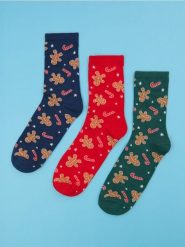 Skarpetki 3 pack - wielobarwny. Skarpetki męskie Sinsay, bez wzorów. Za 15.99 zł.