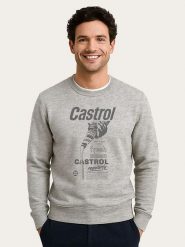 WOOOP Bluza "Castrol Fresh Clean" w kolorze szarym rozmiar: XXL. Szare bluzy bez kaptura męskie Wooop, xxl. Za 108.99 zł.