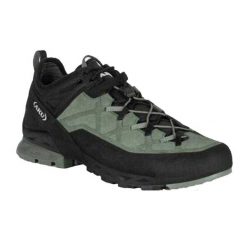 Męskie Skórzane Buty Turystyczne Rock Dfs GTX. Czarne buty trekkingowe męskie Aku, z materiału, bez zapięcia, trekkingowe. Za 684.99 zł.