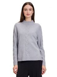 Betty Barclay Sweter w kolorze szarym rozmiar: 38. Szare golfy damskie Betty Barclay, bez wzorów, ze splotem, bez ramiączek. Za 131.12 zł.