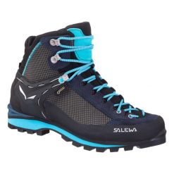 Buty Trekkingowe Damskie Salewa Crow Gtx. Niebieskie obuwie trekkingowe damskie Salewa. Za 980.40 zł.