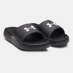 Klapki męskie Under Armour Ignite Pro 8 Fix black/black/white. Czarne klapki i japonki męskie Under Armour. Za 179.99 zł.