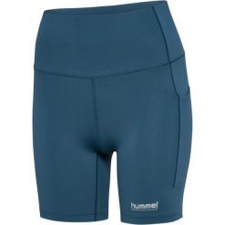 Szorty damskie Hummel Hiit Intensity. Niebieskie szorty damskie HUMMEL, bez wzorów, sportowe. Za 254.00 zł.