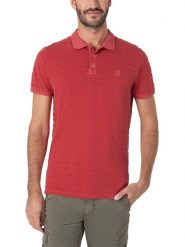 Timezone Koszulka polo w kolorze czerwonym rozmiar: 3XL. Czerwone koszulki polo męskie Timezone, xl, bez wzorów, z bawełny, bez ramiączek. Za 105.38 zł.