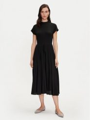 Tommy Hilfiger Sukienka codzienna WW0WW42020 Czarny Regular Fit. Czarne sukienki damskie Tommy Hilfiger, na co dzień, xxs, bez wzorów, z wiskozy, bez kołnierzyka, bez ramiączek, proste. Za 529.99 zł.