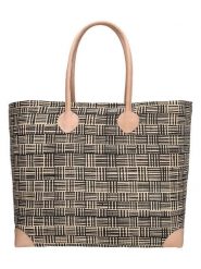 PE FLORENCE Torebka w kolorze czarno-beżowym - 37 x 35 x 23 cm rozmiar: onesize. Brązowe torebki klasyczne damskie PE FLORENCE, bez wzorów, z materiału, bez dodatków. Za 105.38 zł.