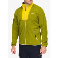 Kurtka polarowa męska Columbia Sequoia Grove Full Zip Fleece. Zielone kurtki męskie Columbia, m, bez wzorów, z polaru, sportowe, bez kaptura. Za 269.49 zł.