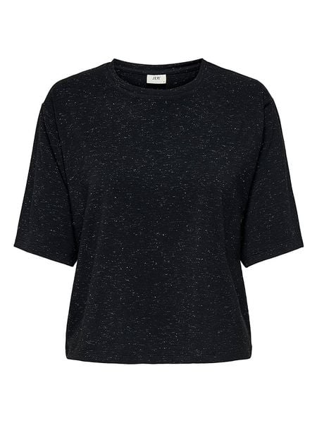 JDY Koszulka w kolorze czarnym rozmiar: S. Czarne bluzki damskie JDY, s, bez wzorów, bez kołnierzyka, bez ramiączek. Za 65.38 zł.