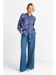 Rich&Royal Koszula w kolorze niebieskim rozmiar: 38. Niebieskie koszule damskie Rich&Royal, bez wzorów, z wiskozy, bez kołnierzyka, bez ramiączek. Za 169.67 zł.