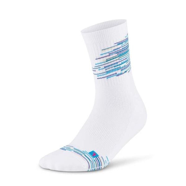 Krótkie skarpety kompresyjne Paris Vibes 80's damskie CEP. Białe skarpetki damskie CEP, bez wzorów. Za 74.00 zł.