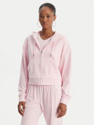 Juicy Couture Bluza Iccle JCWAS126304 Różowy Oversize. Czerwone bluzy bez kaptura damskie Juicy Couture, s, z syntetyku. Za 439.99 zł.
