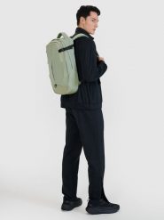 4F Plecak miejski (18 L) z kieszenią na laptop - oliwkowy/khaki Uniwersalny. Brązowe plecaki damskie 4f, bez wzorów, z syntetyku, eleganckie. W wyprzedaży za 179.99 zł.