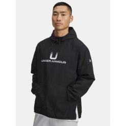 Bluza Under Armour Unstoppable Woven Hoodie. Czarne bluzy z kapturem męskie Under Armour, m. Za 323.16 zł.