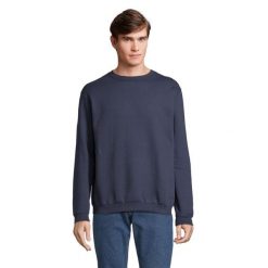 Męska Bluza Z Okrągłym Dekoltem Spider. Niebieskie bluzy bez kaptura męskie SOL'S, l. Za 69.99 zł.