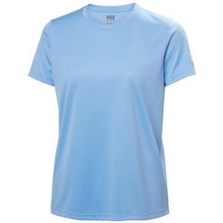 Koszulka damska Helly Hansen TECH 2.0. Niebieskie t-shirty damskie Helly Hansen, s, bez wzorów, z materiału, bez kołnierzyka. Za 176.50 zł.