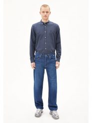 Armedangels Dżinsy "Aary" - Straight fit - w kolorze granatowym rozmiar: W32/L32. Niebieskie jeansy męskie ARMEDANGELS. Za 227.31 zł.