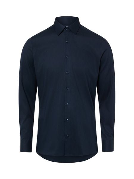 Olymp Level Five koszula biznesowa Mężczyźni Modern Fit Bawełna niebieski, 43. Niebieskie koszule męskie Olymp Level Five, m, bez wzorów, z bawełny, bez kołnierzyka, bez ramiączek. Za 279.95 zł.
