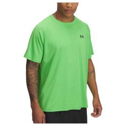 T-Shirt Męski Sportowy Under Armour Tech Textured. Zielone t-shirty męskie Under Armour, m, bez wzorów, bez kołnierzyka. Za 89.99 zł.